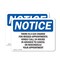 Signmission There Is A $25 Charge For Missed Appointments, 10 in W x Rectangle, Vinyl Decal OS-2PACK-NS-D-710-L-18577 - alternate 1